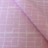 Бязь набивная Дубл. (120 гр/м2) Бибигон розовый 150 см